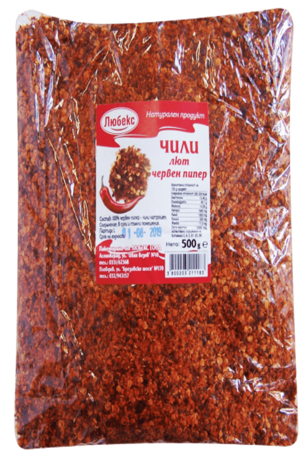 Чили Червен Пипер Любекс 0.500гр