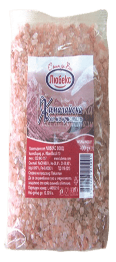 Хималайска сол на кристали - йодирана Любекс 0.400гр
